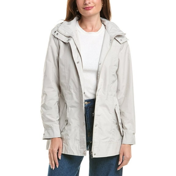 Nicole Miller womens  Hooded Anorak, s, Grey