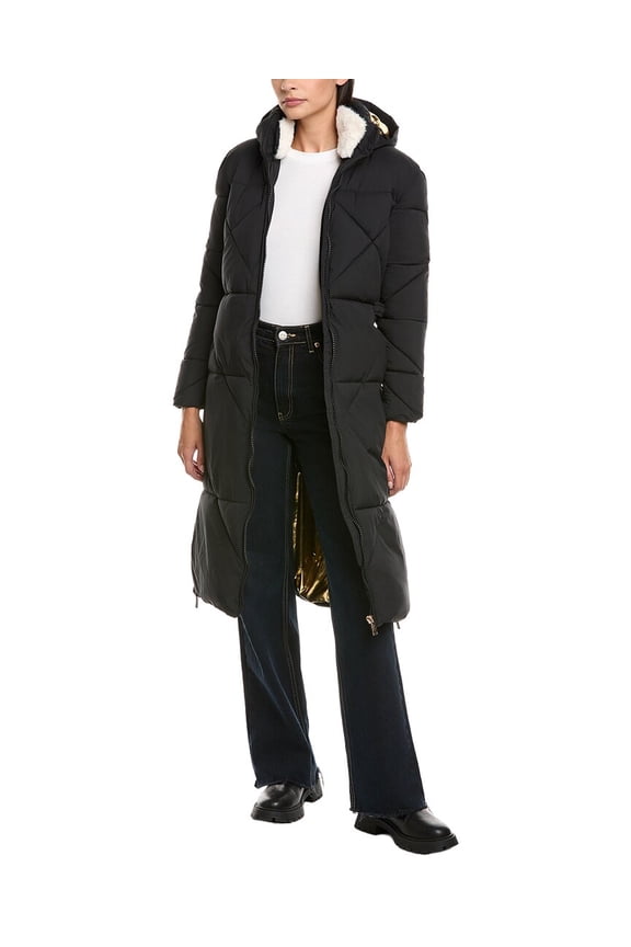 womens  Mech Coat, m, Black