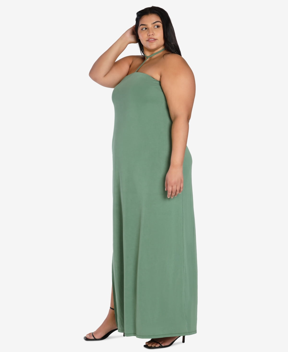 Nicole Williams English Plus Size Halter Dress Comfrey 2X - Walmart.com Nicole Williams English Plus Size Halter Dress Comfrey 2X - Walmart.com
