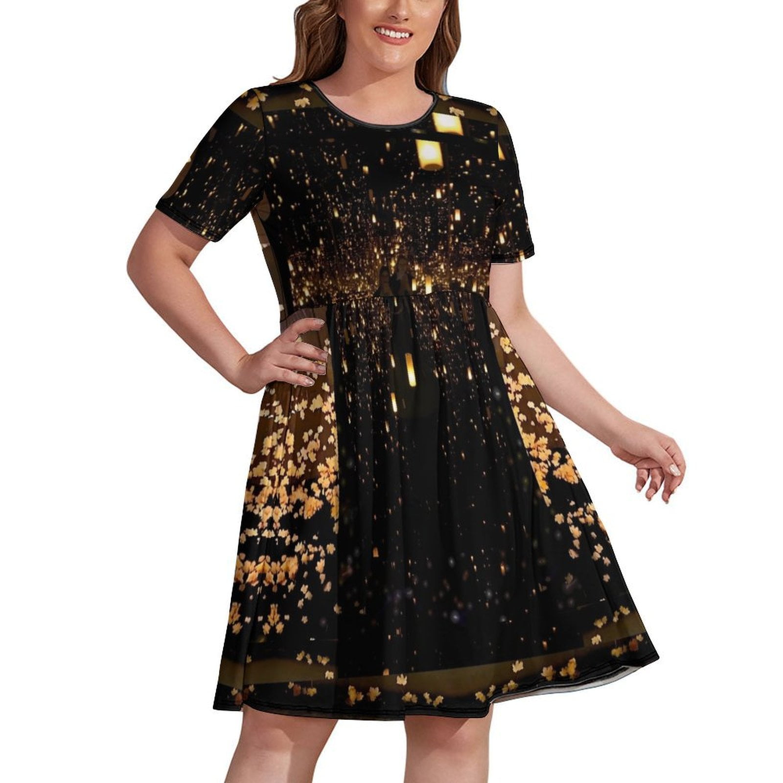 Nicole and Austin viewing exhibit by Yayoi Kasuma Dress women evening