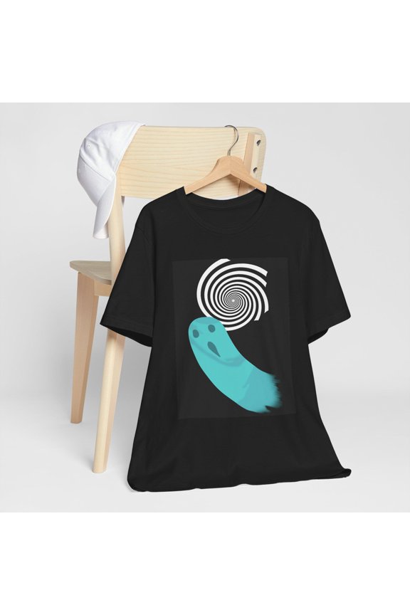 Nicole's Hypnotic Spiral Ghost Tee | Spooky Retro Ghost T-Shirt | Class of '09 inspired