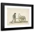 thumbnail image 1 of Nicolino Calyo 14x12 Black Modern Framed Museum Art Print Titled - The Rags&nbsp;Man (ca.&nbsp;1840), 1 of 5