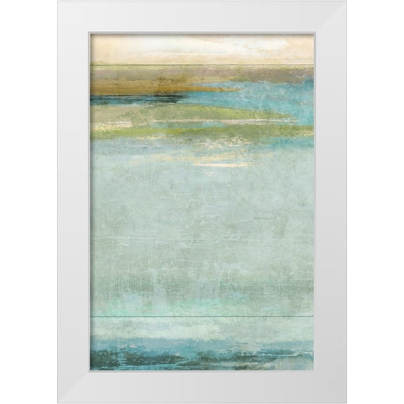 Nicoll, Suzanne 11x14 White Modern Wood Framed Museum Art Print Titled - Seafoam 2