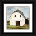 thumbnail image 1 of Nicoll, Suzanne 12x12 Black Ornate Wood Framed with Double Matting Museum Art Print Titled - Hay Barn, 1 of 4