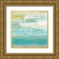 thumbnail image 1 of Nicoll, Suzanne 12x12 Gold Ornate Wood Framed with Double Matting Museum Art Print Titled - Beach Wash No. 6, 1 of 4
