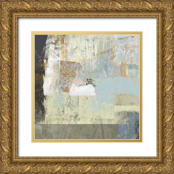 Nicoll, Suzanne 12x12 Gold Ornate Wood Framed with Double Matting Museum Art Print Titled - Quarry No. 1