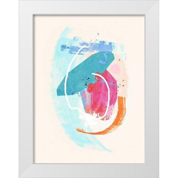Nicoll, Suzanne 12x14 White Modern Wood Framed Museum Art Print Titled - Glitter No. 2