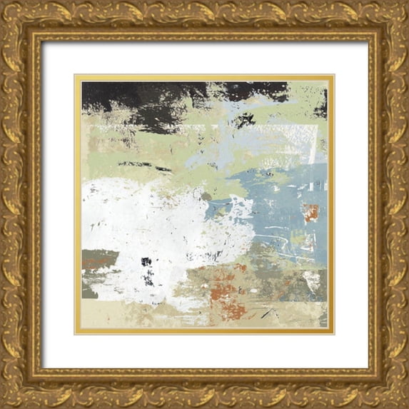 Nicoll, Suzanne 20x20 Gold Ornate Wood Framed with Double Matting Museum Art Print Titled - Quarry No. 3