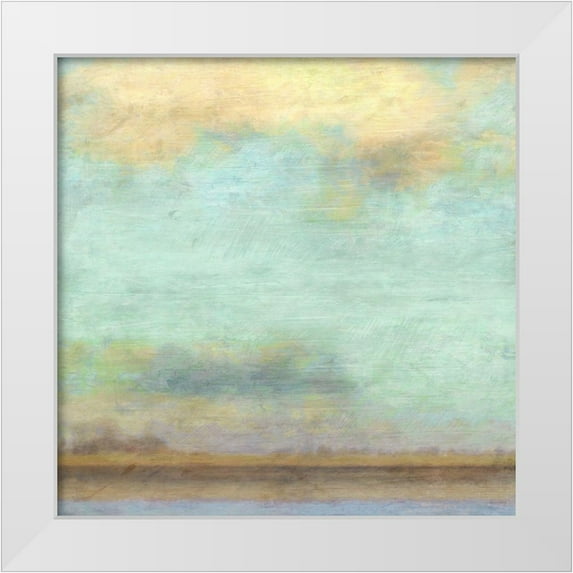 Nicoll, Suzanne 20x20 White Modern Wood Framed Museum Art Print Titled - River Seine