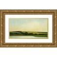 thumbnail image 1 of Nicoll, Suzanne 24x14 Gold Ornate Wood Framed with Double Matting Museum Art Print Titled - Lake Zoar, 1 of 4