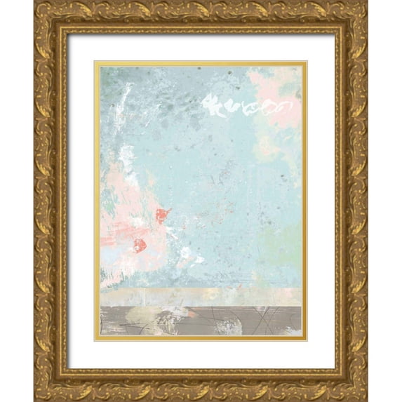 Nicoll, Suzanne 25x32 Gold Ornate Wood Framed with Double Matting Museum Art Print Titled - Sea Whispers No. 2