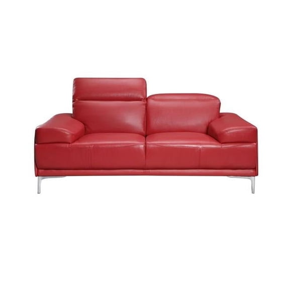 Nicolo Love Seat - Red
