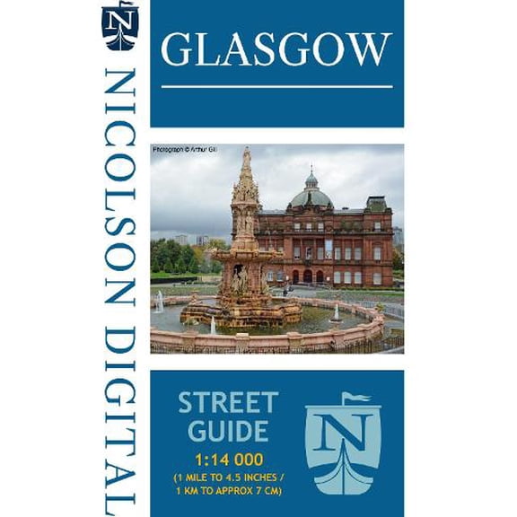 Nicolson Street Map Glasgow (Card Cover) (Paperback)