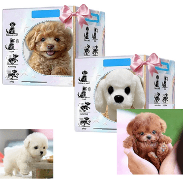 Nicoo - My Realistic Robot Puppy That Acts Like A Real Puppy, Robotic Dog Realistic, for Adults, Walking, Barking, Tail Wagging