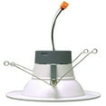 thumbnail image 1 of NICOR DLR566121203KWHBF DLR56(v6) 5/6-inch White 1200 Lumen 3000K Recessed LED Downlight with Baffle, 1 of 9