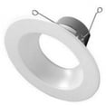 thumbnail image 1 of NICOR DLR Series 5 in. to 6 in. White Selectable CCT Integrated LED Recessed Retrofit Downlight Trim, Remodel, Dimmable, 1 of 6