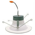 thumbnail image 1 of NICOR Lighting DLR56612120SWHBF DLR56(v6) 5/6-inch White 1200 Lumen Selectable Recessed LED Downlight with Baffle, 1 of 1