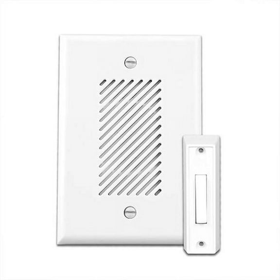 Nicor 19316 - 4" Nicor Matte White Electronic Door Chime (EDC1120WH1)