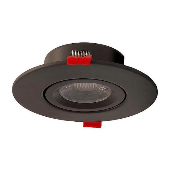 NICOR Lighting DGC43120SRDOB DGC 4-inch Oil-Rubbed Bronze Selectable Canless Adjustable Gimbal LED Recessed Downlight