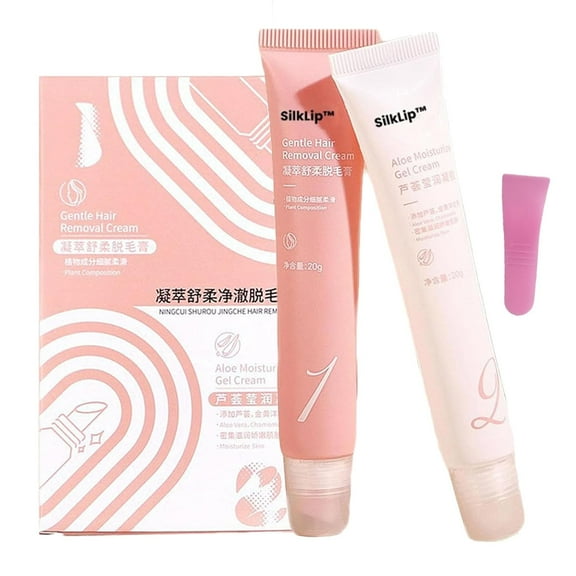 Nicor Hair Removal Cream, Silklip Hair Removal Kit, Beauty Hair Removal Cream, Beauty Facial Hair Removal Cream, 1.4 Oz beauty Facial Hair Removal Cream for Women (1Set)