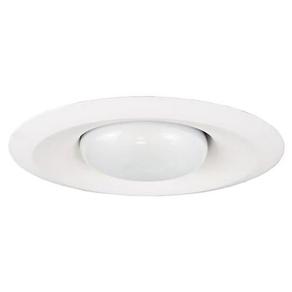 Nicor Lighting 17545WH 6 in. Light Fixture Round Downlight Trim - White