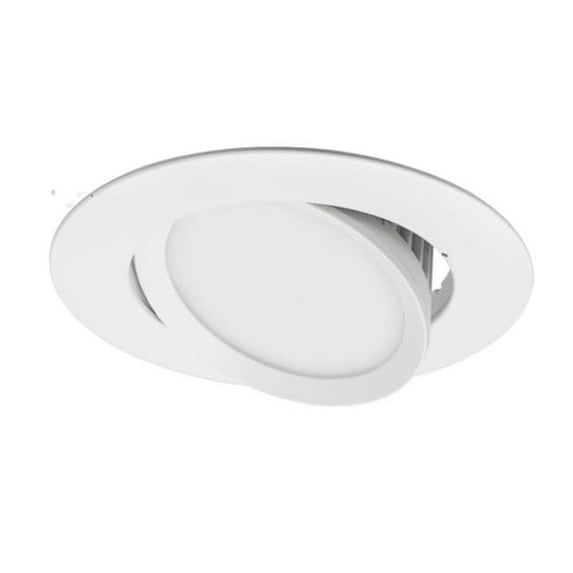 Nicor Lighting DCG421205KWH DCG Series 4 in. Gimbal LED Recessed Downlight 5000K - White