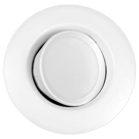 Nicor Lighting DCG621202KWH 832 Lumens LED Recessed Can Gimbal Round Downlight - White