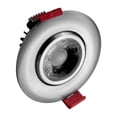 thumbnail image 1 of Nicor Lighting DGD311205KRDNK 3 in. Nickel LED Gimbal Recessed Downlight - 5000K, 1 of 12
