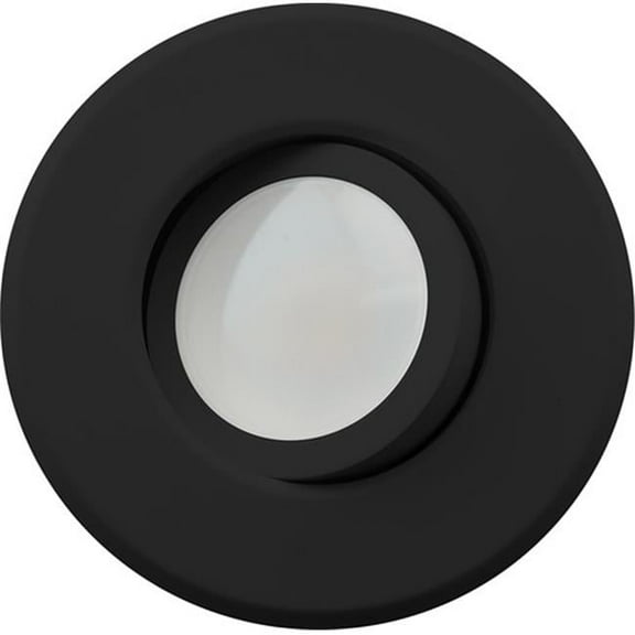 Nicor Lighting DLG56-10-120-3K-BK 5-6 in. Gimbal LED Downlight