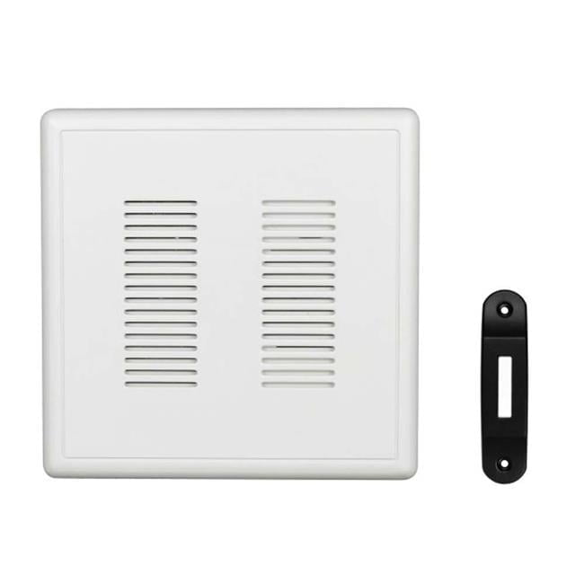 Nicor Lighting PRCP2DBBK PrimeChime Plus 2-Doorbell Chime Kit with Button, Black