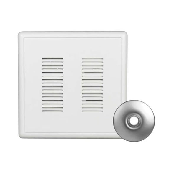 Nicor Lighting PRCP2SBNK PrimeChime Plus 2-Doorbell Chime Kit with Button, Nickel