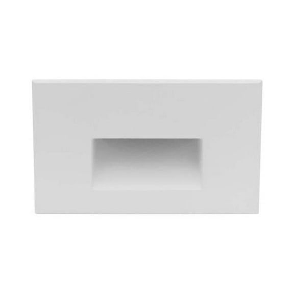 Nicor Lighting STW11203KHWH 5 x 3 in. STW Series White Horizontal Wet Location LED Step Light - 3000k
