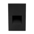 thumbnail image 1 of Nicor Lighting STW11203KVBK 3 x 5 in. STW Series Black Vertical Wet Location LED Step Light - 3000k, 1 of 2