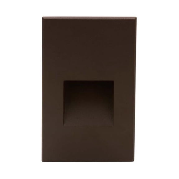 Nicor Lighting STW11203KVBZ 3 x 5 in. STW Series Bronze Vertical Wet Location LED Step Light - 3000k