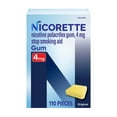 thumbnail image 1 of Nicorette 4 Mg Nicotine Gum, Stop Smoking Aid, Original - 110 Count, 1 of 9