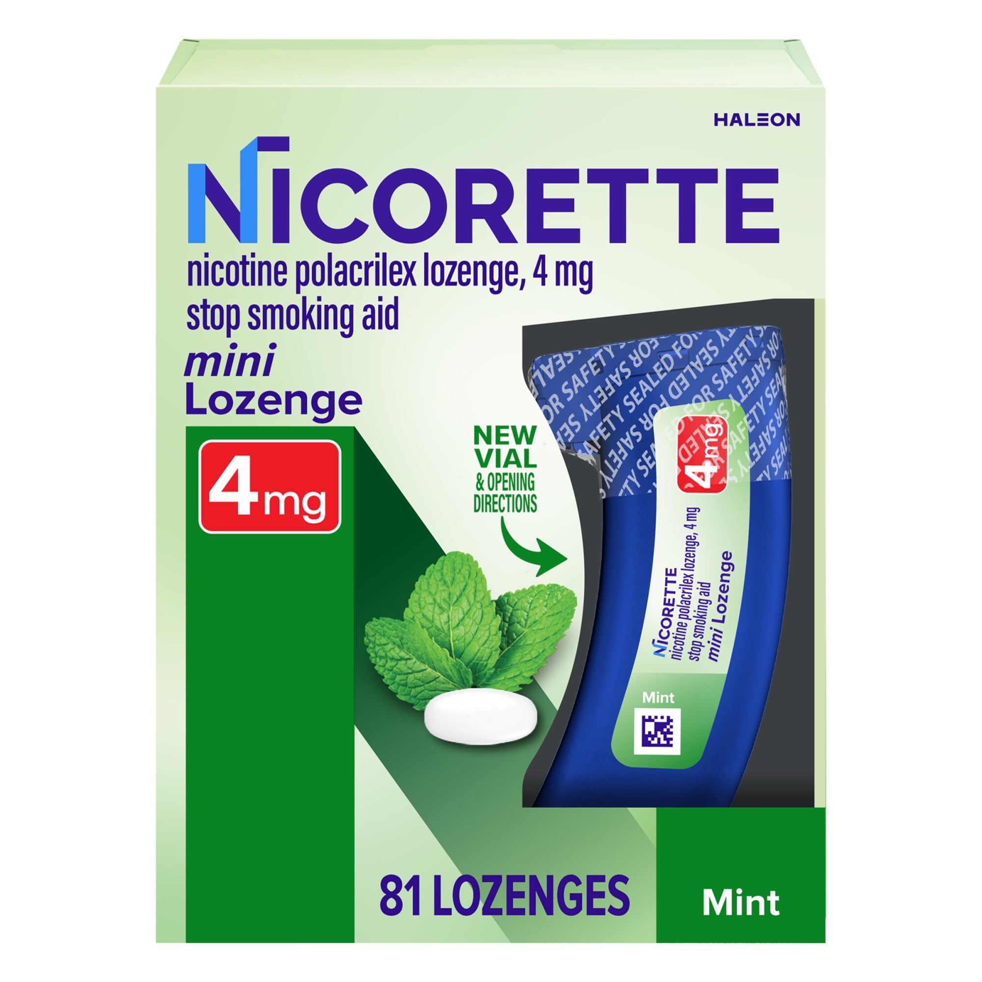 ☆FITANY WHITONE LOZENGE☆ Nicorette Mini Nicotine Lozenges Stop Smoking Aid 2 Mg Mint