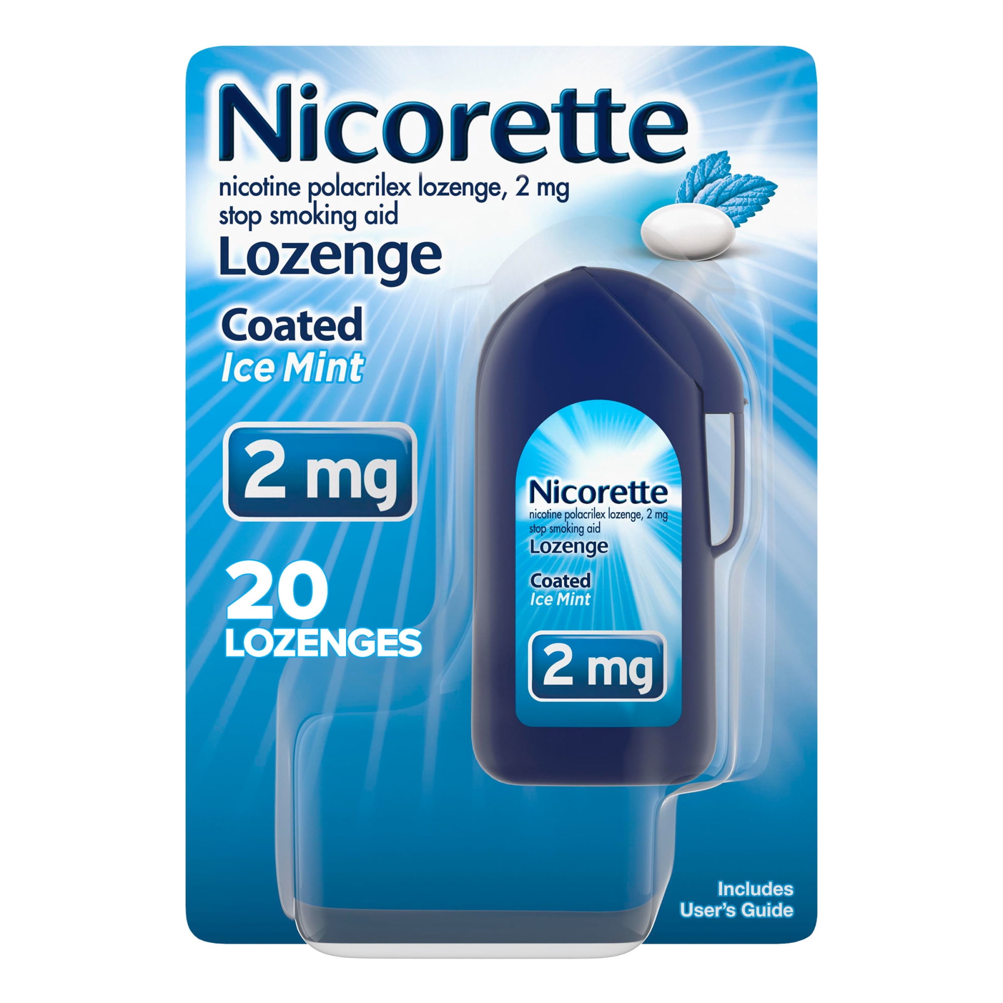 nicorette fake cigarette Nicorette Nicotine Lozenges 2 Mg Mint Flavor Stop Smoking Aid, 20 Count