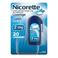 thumbnail image 1 of Nicorette Nicotine Lozenges, Stop Smoking Aids, 2 Mg, Mint, 20 Count, 1 of 10