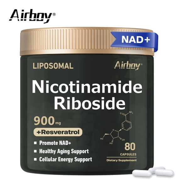 Nicotinamide Riboside 900mg - Support NAD+ Levels, Anti-aging, Promote Skin Health - 80 Capsules