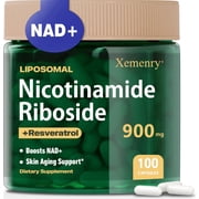 Nicotinamide Riboside 900mg - with Nicotinamide Riboside & Resveratrol - Boosting NAD+ Levels, Supports Healthy Aging, Anti-aging - 100 Capsules