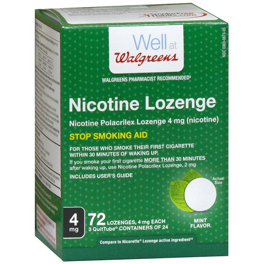 Nicotine Lozenge, 4mg Mint