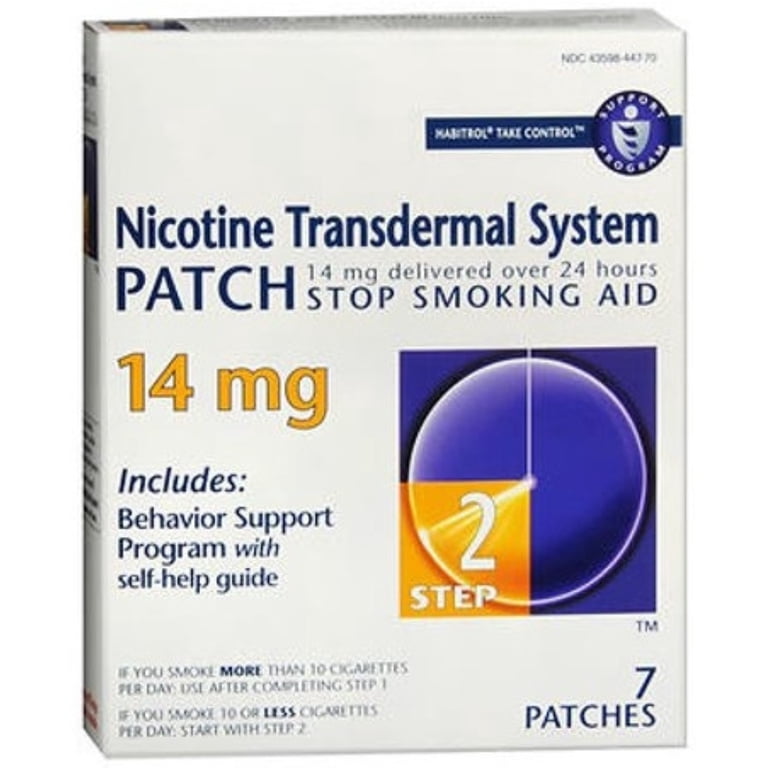 2. bpc-157 transdermal patch Nicotine System Stop Smoking Aid Step 2 Patches, 7ct, 2-Pack Size:60 servings Wellbeing Vitamins | House feline supplement