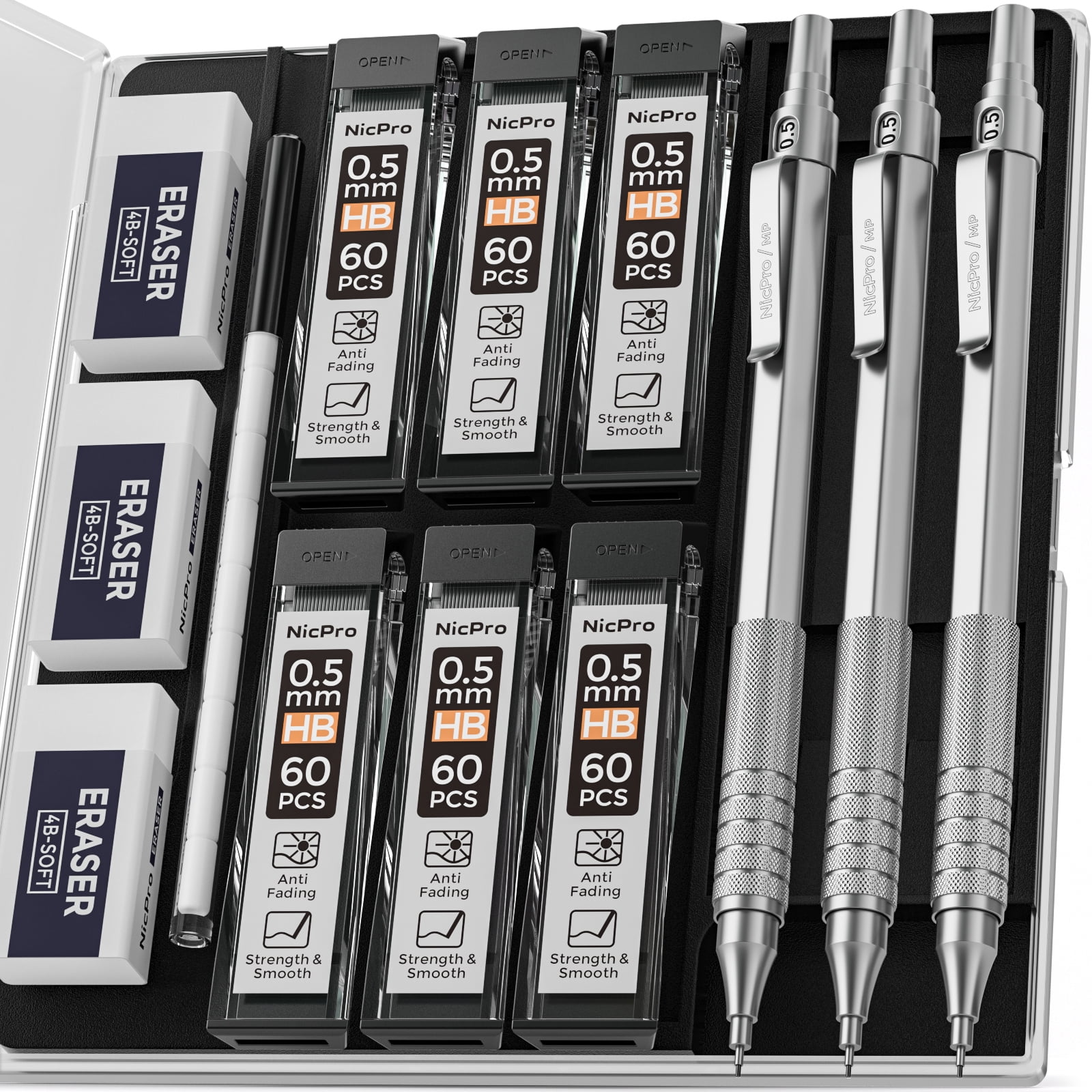 https://i5.walmartimages.com/seo/Nicpro-0-5mm-Mechanical-Pencils-Set-with-Case-3-Metal-Artist-Pencil-with-HB-Pencil-Leads-and-Erasers_8551b5f6-c33e-4eed-afae-259563132bd5.58c17075b5fe0d5a2d349952540b6376.jpeg