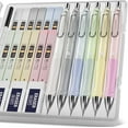 thumbnail image 1 of Nicpro 6Pcs Pastel Mechanical Pencil Set 0.7 mm, Cute Mechanical Pencils with Comfort Grip with 12 Tubes HB Lead Refill, 3 Eraser, 9 Eraser Refills with Case, 1 of 7