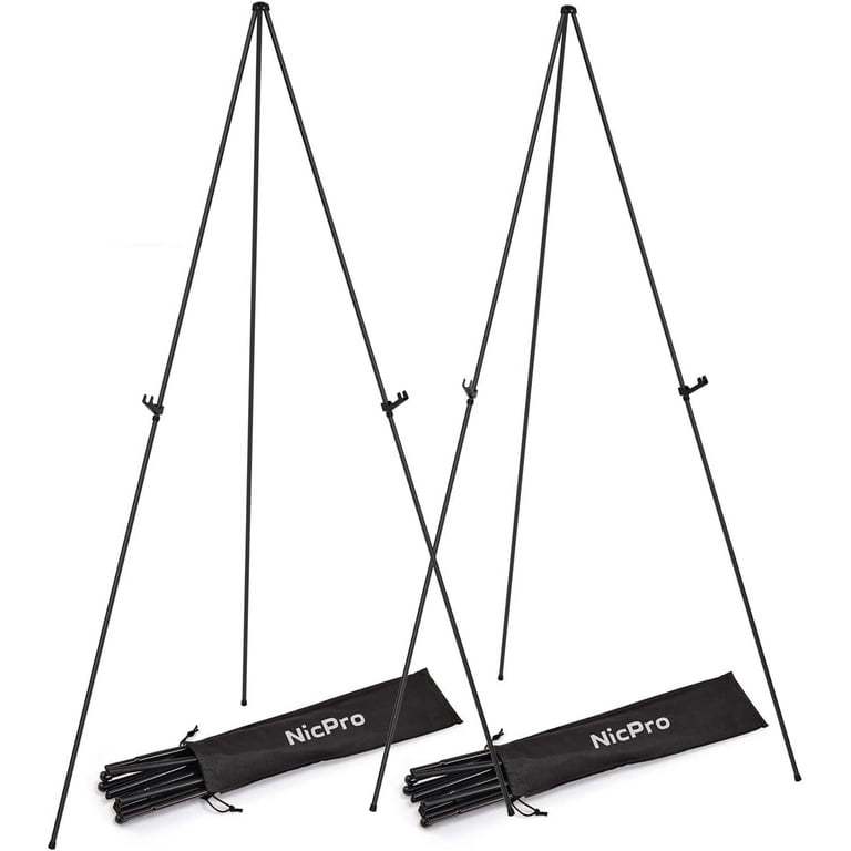 Folding Easels for Display,6 Pack 63 Inch Metal Floor Easel Stand