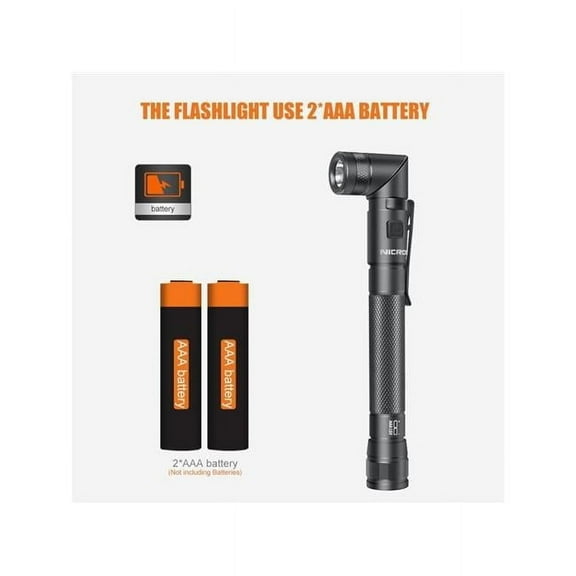 Nicron N73 N73 2AAA Portable LED Pen Flashlight