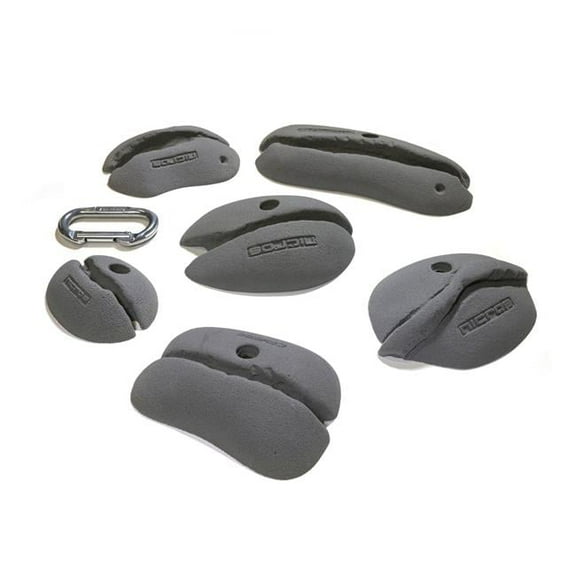 Nicros  Crannies Grey Polyester Handholds