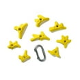 thumbnail image 1 of Nicros  Pinches Amoebas Handholds - Yellow, 1 of 1