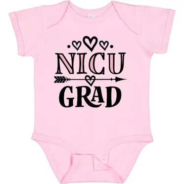 Nicu Graduate Baby Girl Baby Bodysuit Preemie Neonatal Unit Coming Hws Bodysuit Cute Baby Onesie, BABY BODYSUIT LAT 4424