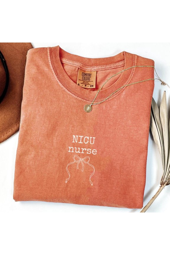 Nicu Nurse Bow Rn Nursing T-Shirt All Size S-3XL